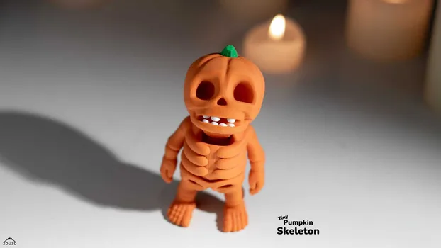 Tiny Pumpkin Skeleton